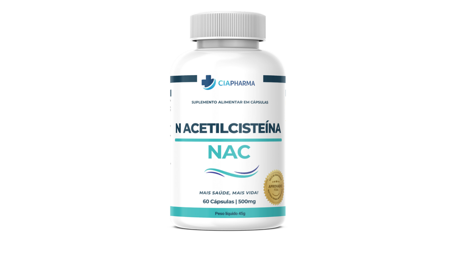 Acetilcisteína (NAC) 500 mg – 60 Comprimidos | CIAPHARMA