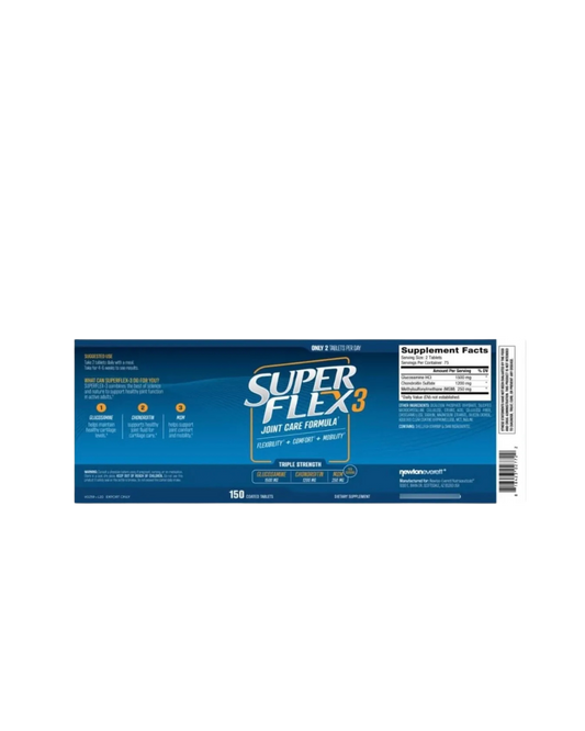 Superflex-3 Glucosamina, Condroitina e MSM - 150 Comprimidos