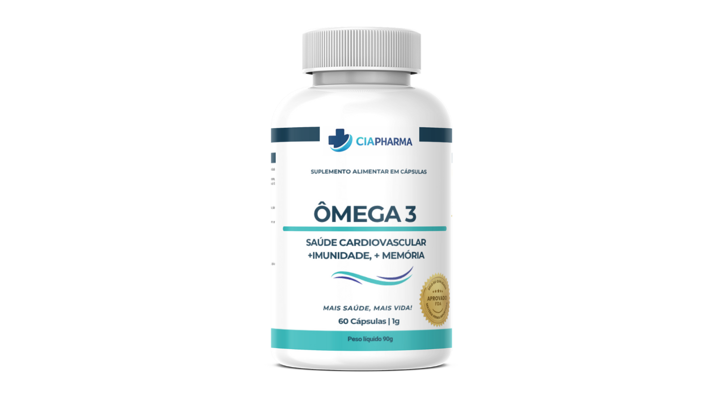 Ômega 3 1000 mg – 60 Cápsulas | CIAPHARMA