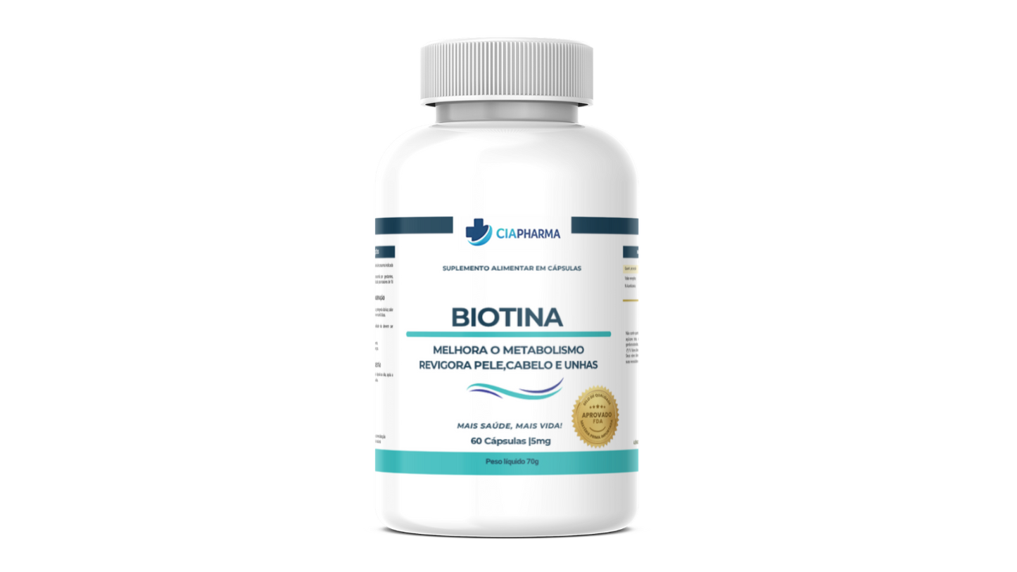 Biotina 5 mg – 60 Cápsulas | CIAPHARMA