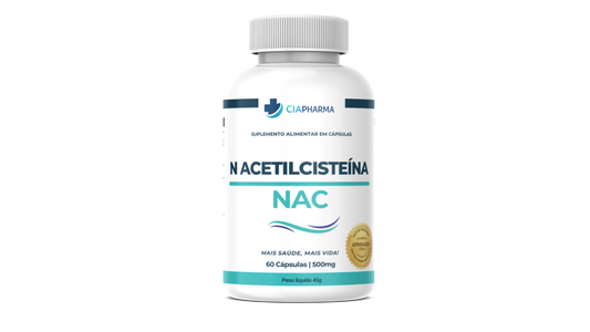 Acetilcisteína (NAC) 500 mg – 60 Comprimidos | CIAPHARMA